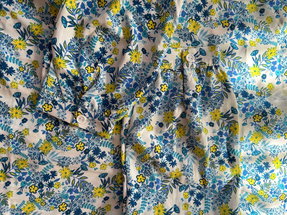 Rochie de vara Glamorous scurta, maneca lunga, florala 38 - 40