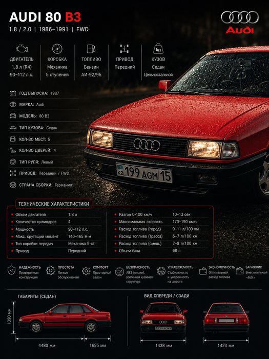 Продам Ауди 80 б3