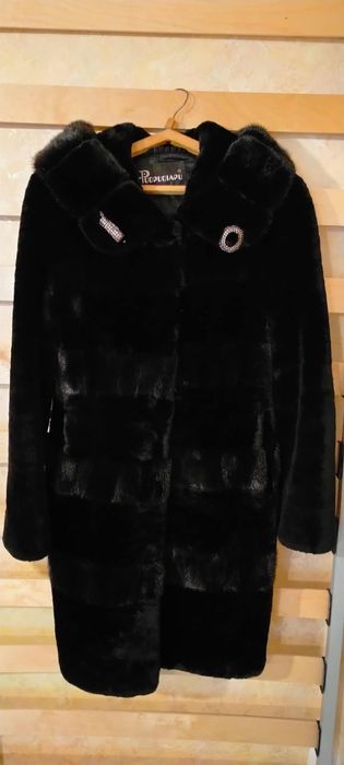 Шуба мутон/норка