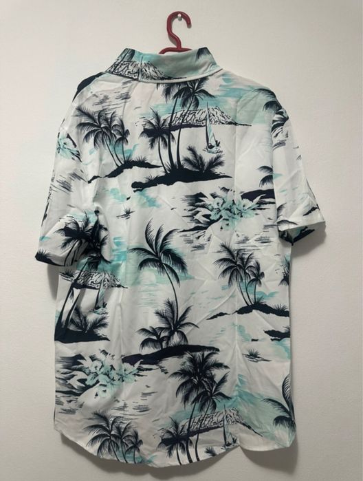 Vand camasa cu palmieri, stil tropical, marimea M