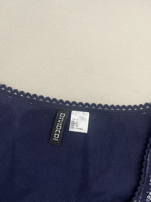 Лонгслив H&M с вырезом размер (S)