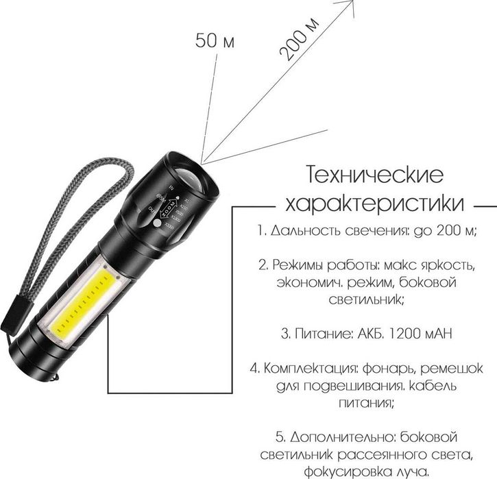 Продам фонарик светодиодный.