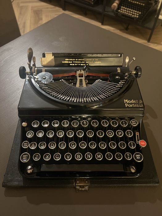 Masina de scris 1939 Remington Portable - functionala