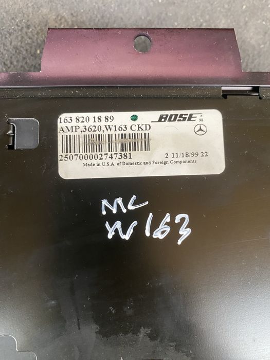 Statie Audio Mercedes ML W163 Pret 250 lei