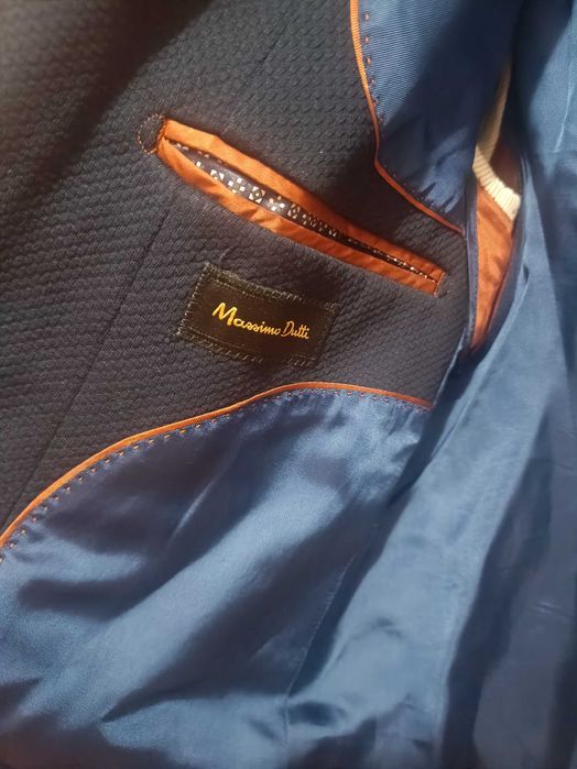 Massimo Dutti navy jacket Мъжко спортно сако