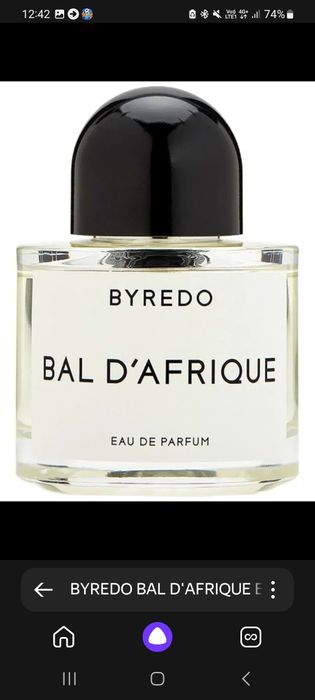 Духи женскии Bal D'AFRIQUE