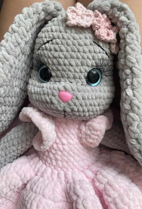 Зайче Ръчно плетено Амигуруми