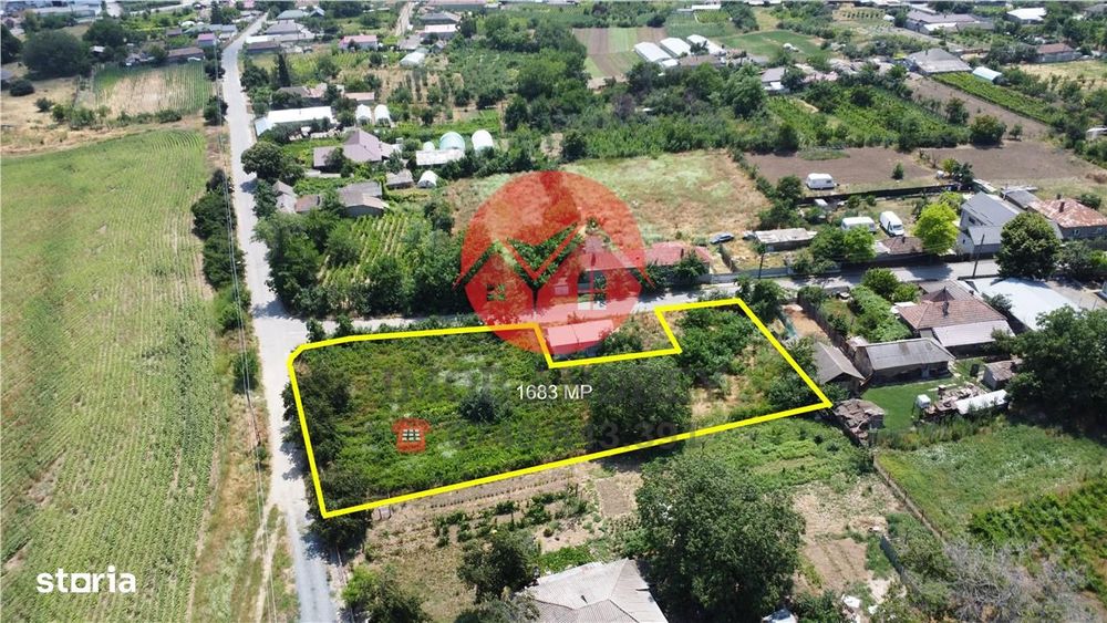 Teren 1.683 mp de vanzare in Nalbant, ideal pentru constructie casa