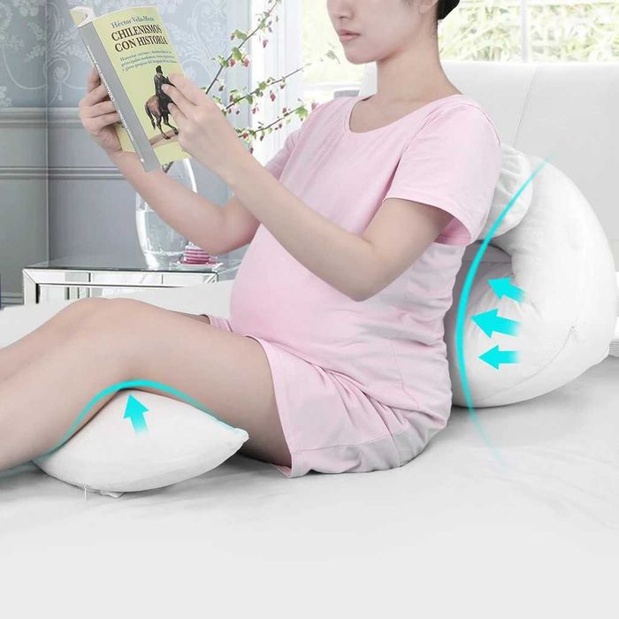 Възглавница за бременни и деца, сваляща се калъфка