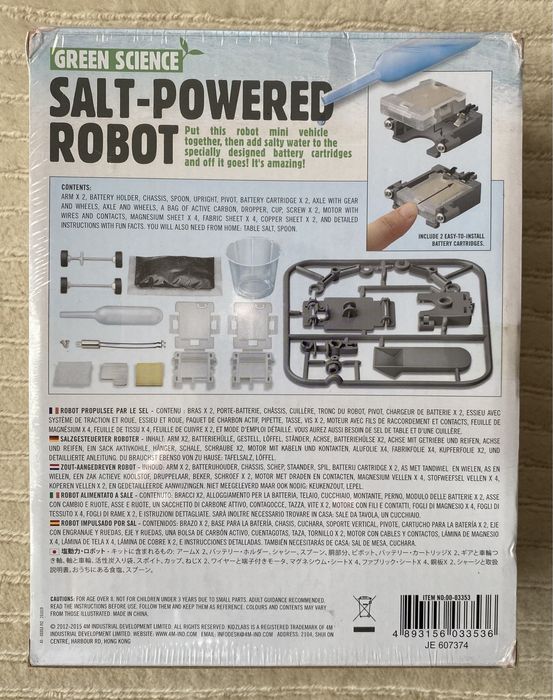 Robot alimentat cu sare/ Salt-Powered Robot