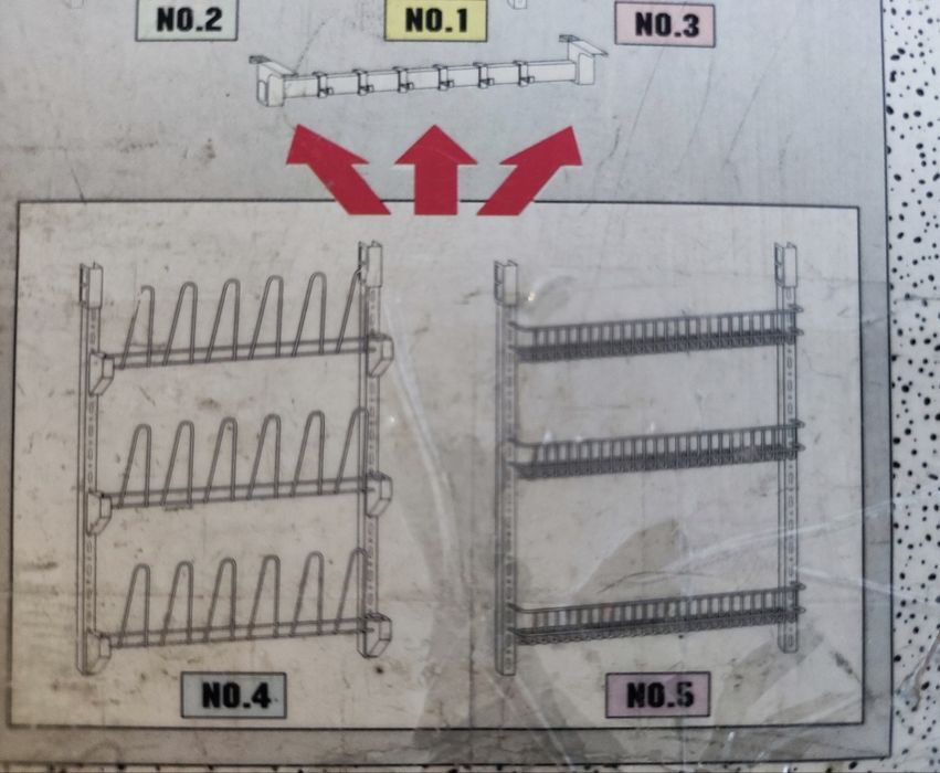 Metaltex - Закачалка / Рафт за Врата