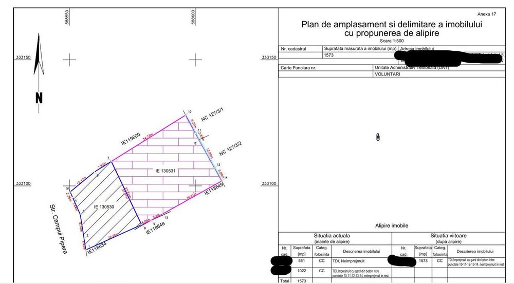 Teren de vânzare || Drumul Pipera || Ideal dezvoltare imobiliară