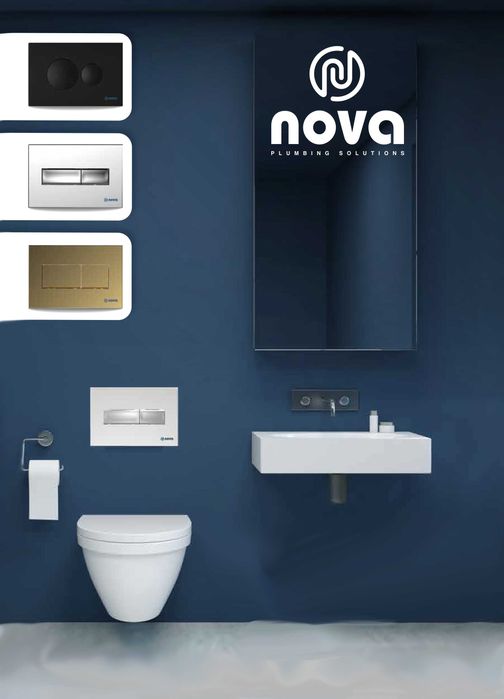 Инсталляция для подвесного унитаза от компании NOVA