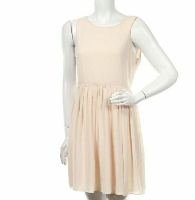 Рокля екрю, размер М