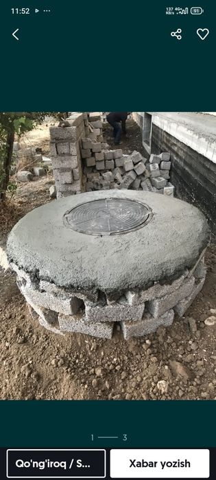 Urachi Oʻrachi kanalizatsiya Tiranshey qazish ishlari