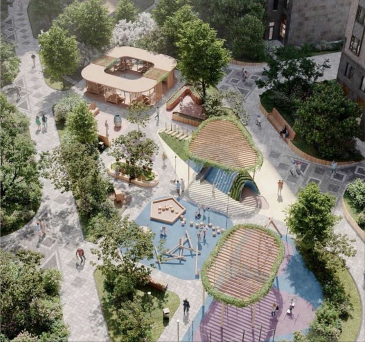 2-комнатная новостройка OzMakon GH, Мирабад