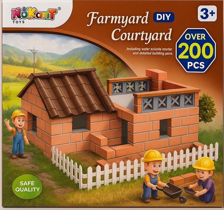 Конструктор NUKANTE Farmyard DIY Courtyard — это увлекательный набор д