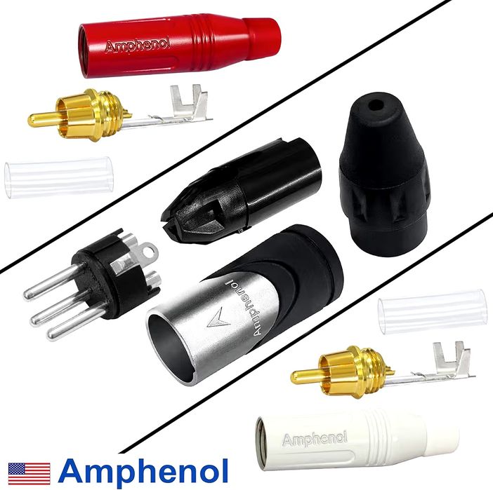 Cablu interconect RCA - XLR Male WBC-PRO-LOCAP & Amphenol