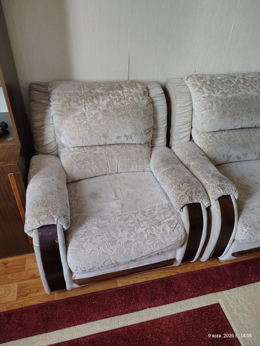 Диван угловой с креслом