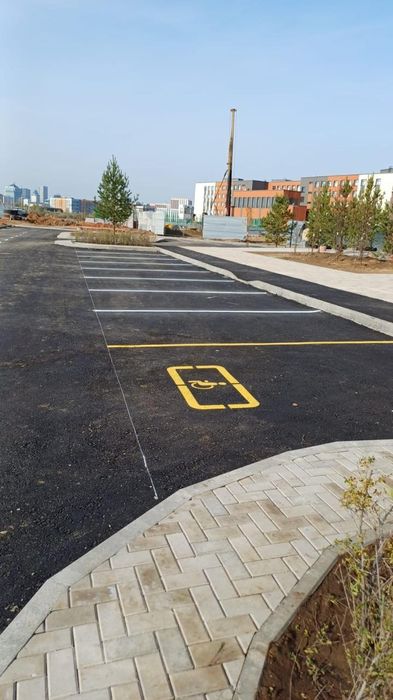 Разметка паркинга под ключ. Качественно и быстро