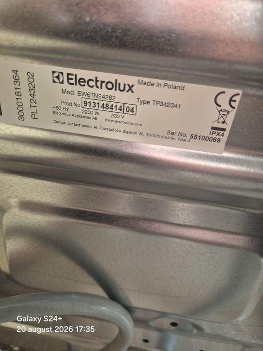 Masina de spalat verticala electrolux