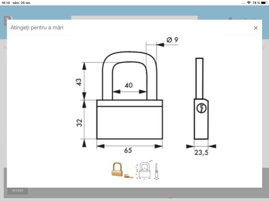 Lacat profesional Thirard NAUTIC 65 made in France,sigilat ,nou