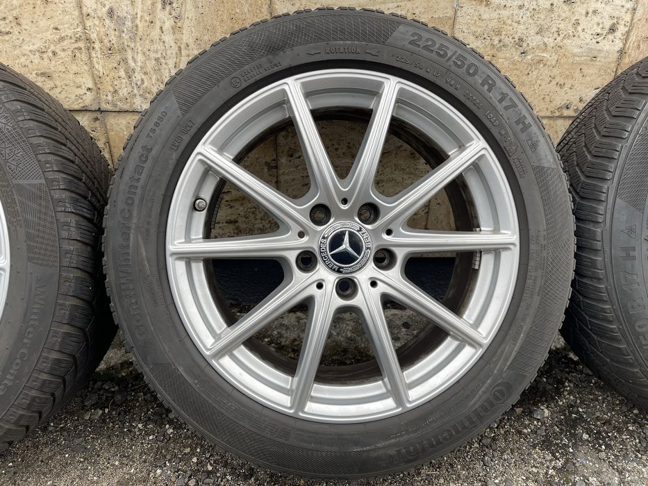 Jante 17 Mercedes C Class CLA W205 W206 Anvelope 225 50 R17 M+S