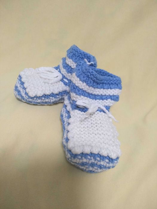 Нови бебешки и детски терлици ръчно плетиво