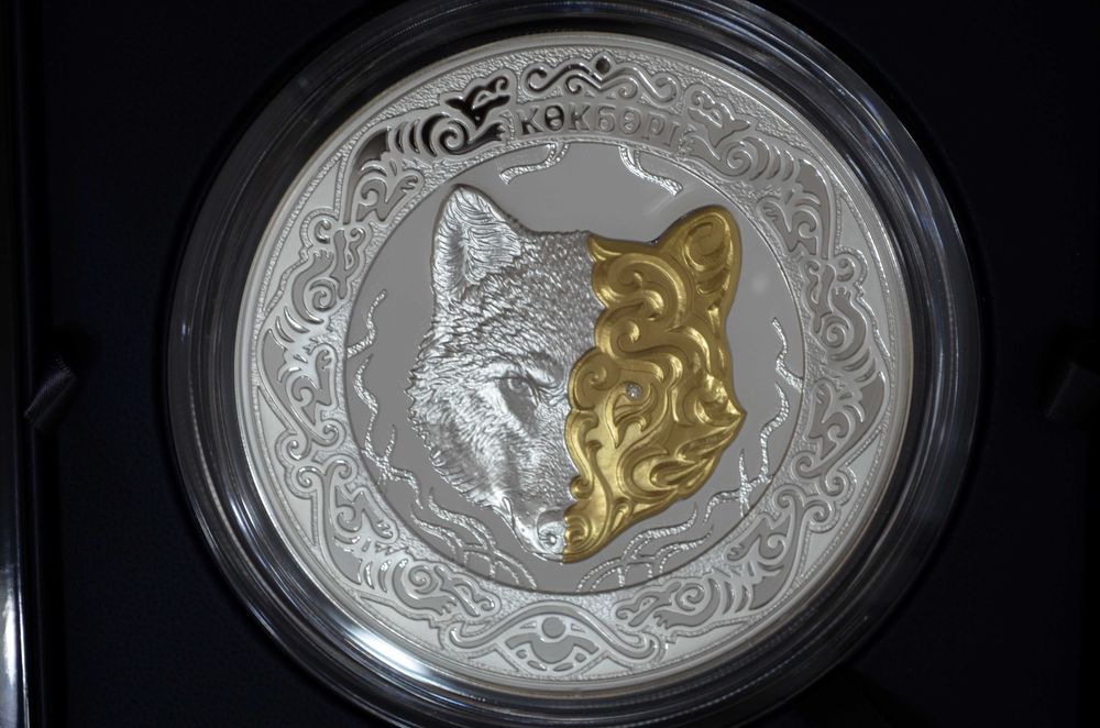 Серебряная монета «Көкборі» - 5000 тенге