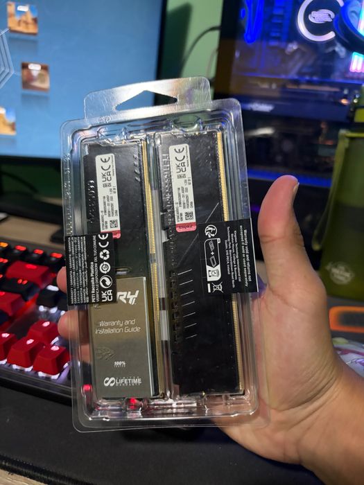 “Prodavam RAM 32GB (2x16GB) DDR5 5600 MT/s Kingston FURY BEAST“