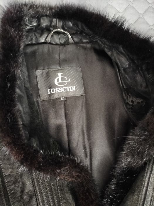 Пальто-дублёнка женское