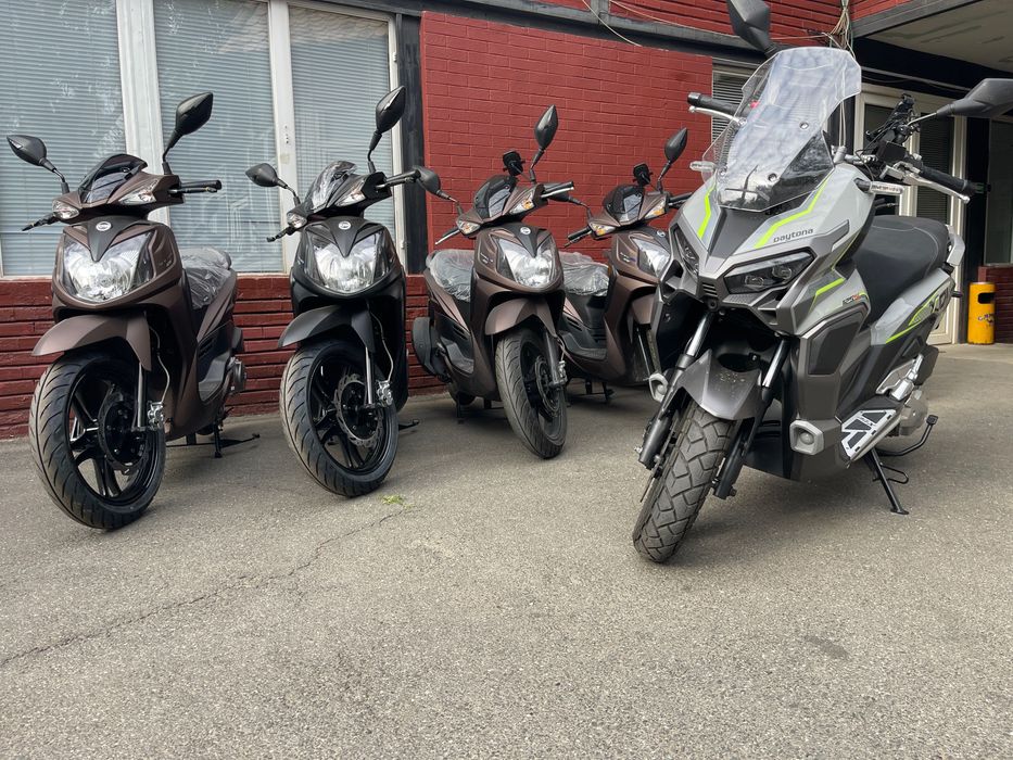 Inchirieri scutere 125cc, 50cc, 50cc fara permis NOI si PUTIN RULATE