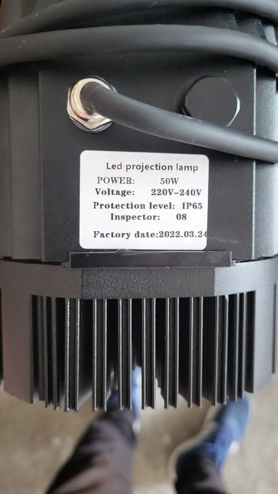 Проектор, с линзой флага РК