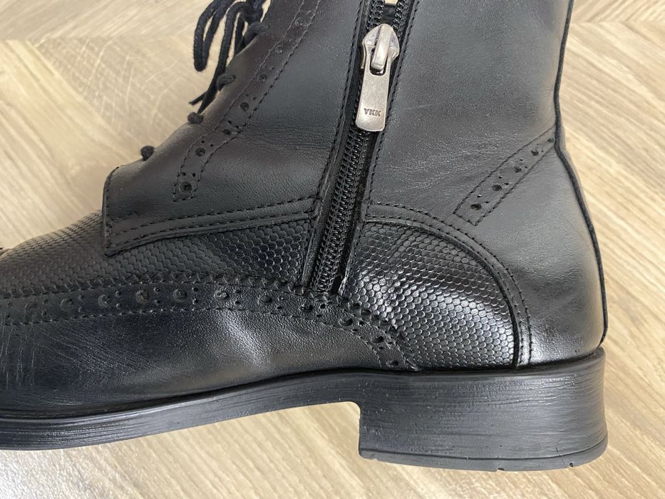 Мъжки боти оксфорд естествена кожа, размер 43