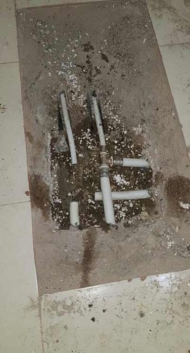 Обнаружение протечка воды, акустический течеи и тепловизором ...