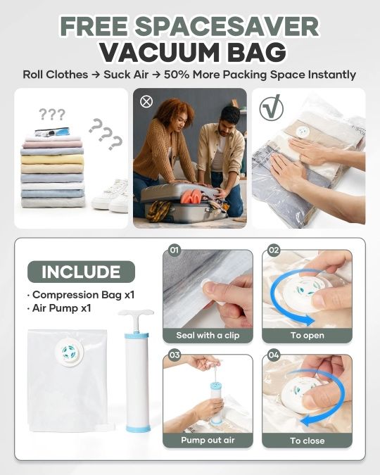 Rucsac vacuum bag 40x20x25cm