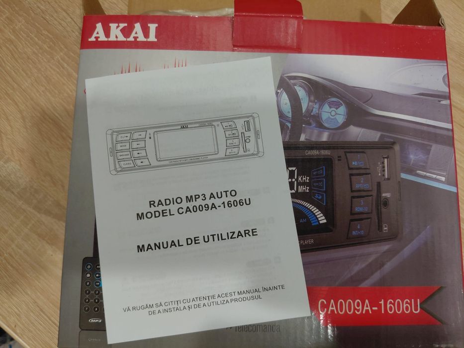 Rádio MP3 auto Akai nou