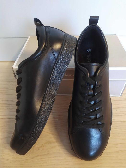 Дамски черни обувки естествена кожа N40