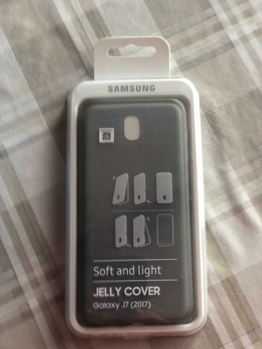 Смартфон Samsung Galaxy J7 (2017) Duos 16GB,светло син