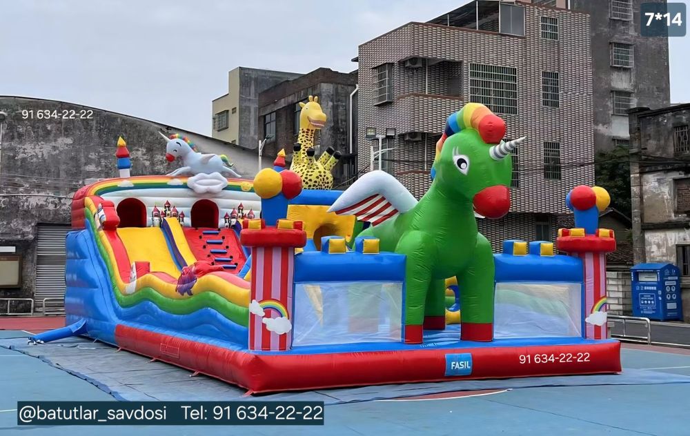 Batut, Батуты, Надувной батут, Atraksion, Аттракцион sotiladi