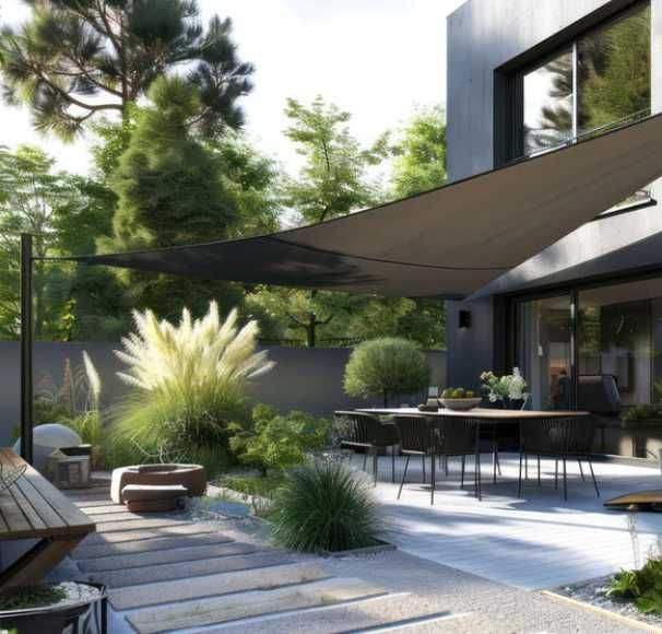 Тента / покривало за сянка 4х4х4м или 4х3м UV устойчиво