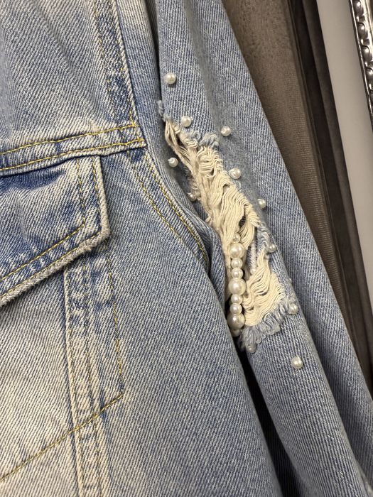 Дамско дънково яке