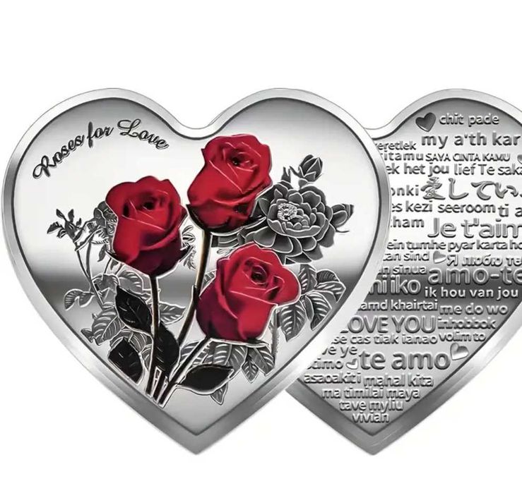 Монета с форма на сърце