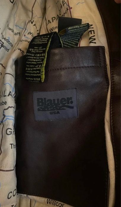 Geacă de piele Blauer