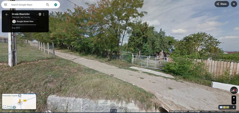 Vand teren 6900 mp + casa+ livada