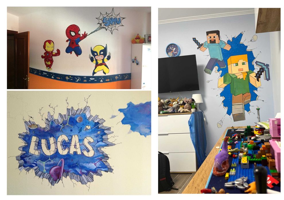 Pictura pe perete, arta murala ce da viata spatiului