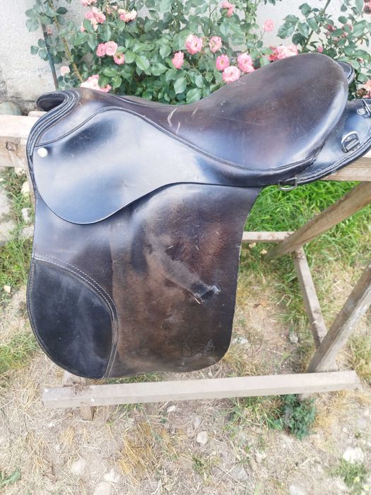 Șa piele naturala călărie echitatie cai