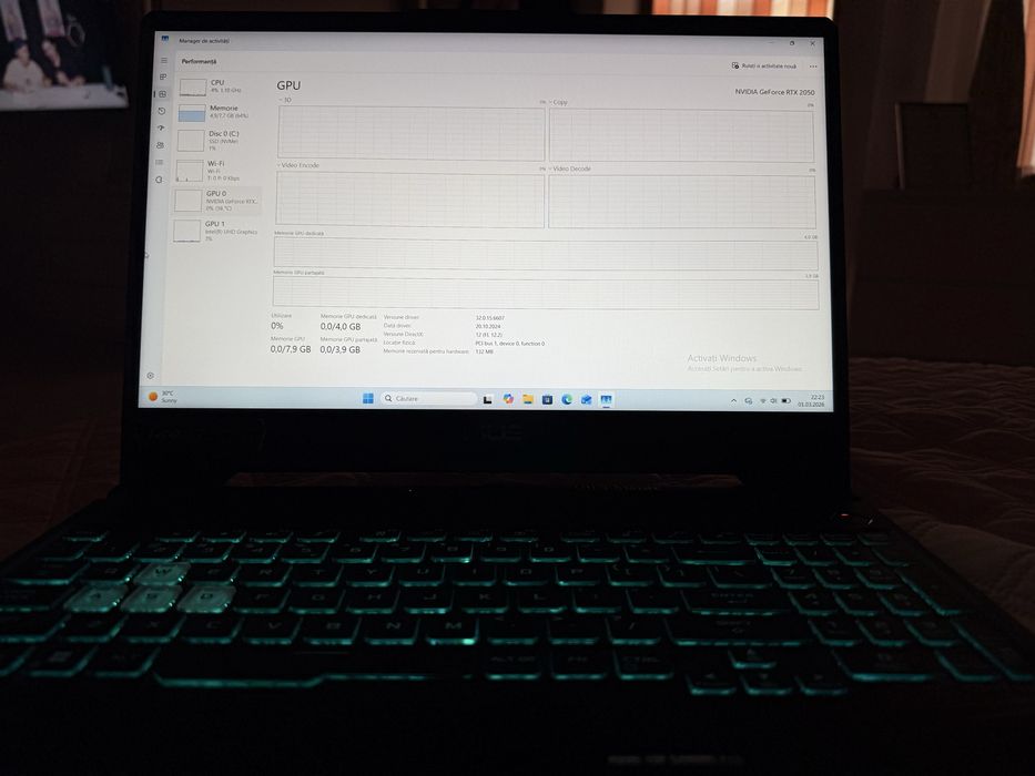 Laptop ASUS TUF Gaming F15 FX506HF