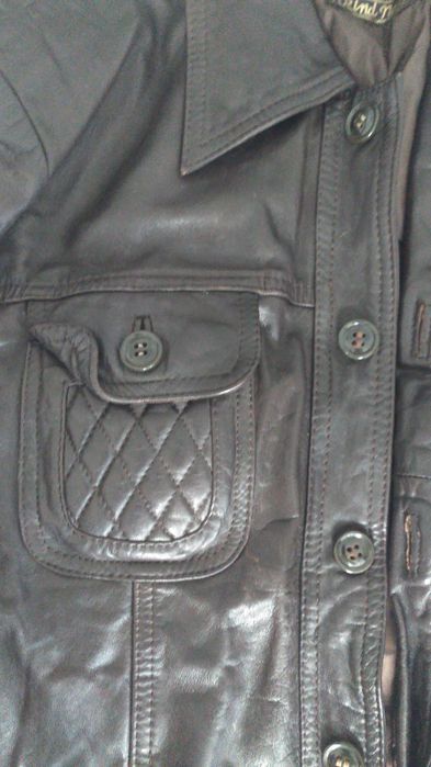 Haina Geaca Piele Unisex Echtes Leder Rind Nappa Marime 48/M