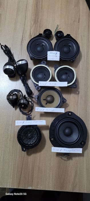 Difizoare Bose, Bang&Olufsen,Burmester,Alpine. Kenwood